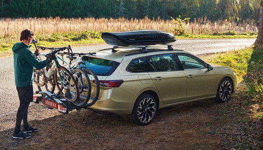 Dachbox und Heckträger