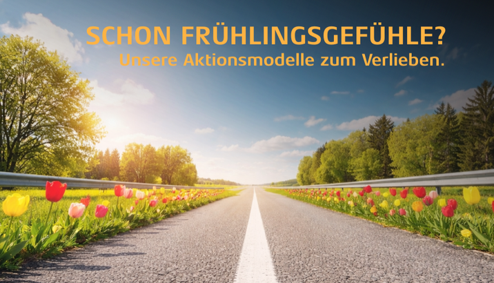 Schon Frühlingsgefühle? Unsere Aktionsmodelle zum Verlieben