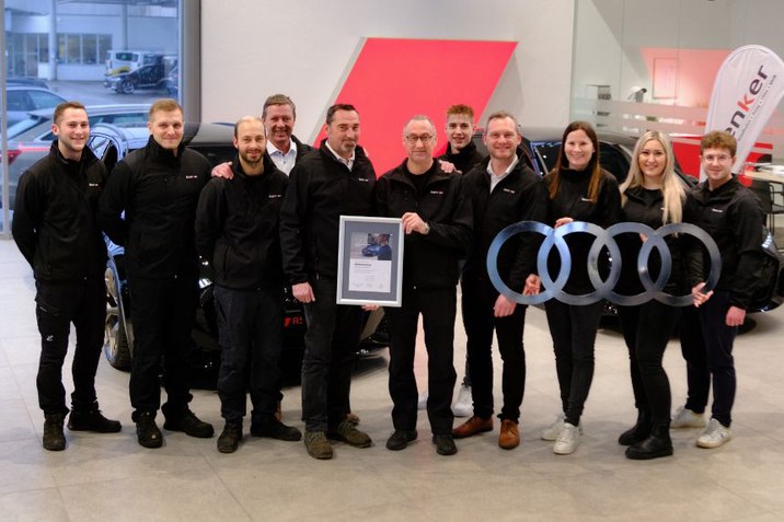 Wir sind Audi Top Service Betrieb 2026.