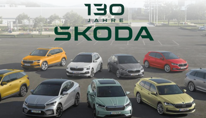 130 Jahre Škoda - Jetzt bei Pruckner Aktionsmodelle zum Hauspreis sichern! - Die Škoda Modellvielfalt mit dem 130 Jahre Škoda Schriftzug