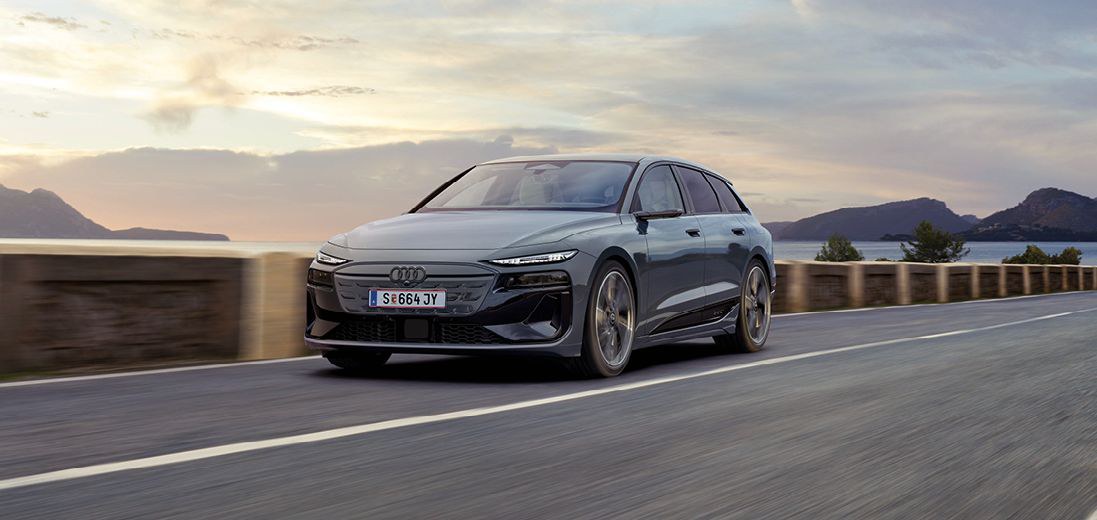 Der neue Audi A6 Avant e-tron. Wenn aus Bewegung Vorsprung wird.