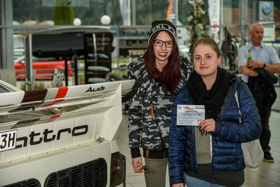 Gewinnerin einer Mitfahrgelegenheit