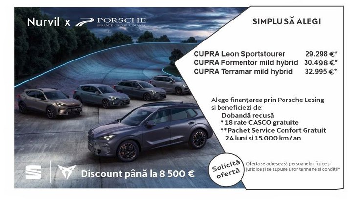  Reduceri Cupra 2026 